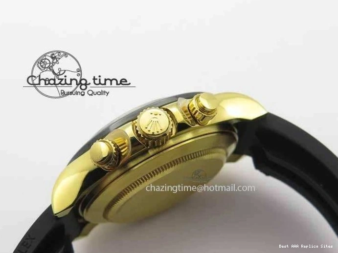 Good Copy Rolex Watches XS Best JH Strap Black 116518LN YG Edition Daytona (Free A4130 rubber Dial On strap) Rubber 3645 WeatherProof 1231